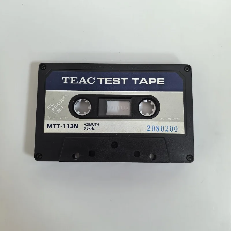 TEST TAPE TEAC MTT-113N 6.3kHz-10dB Azimuth test tape head azimuth adjustment