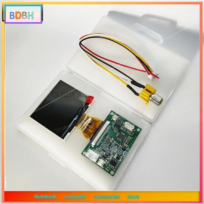 Módulo de Pantalla LCD de 2 Pulgadas, Kit de Placa 640*240 4:3 con Entrada RCA, Inversión de Imagen para CCTV, Electrodomésticos, Pantalla de Video de Marcha Atrás