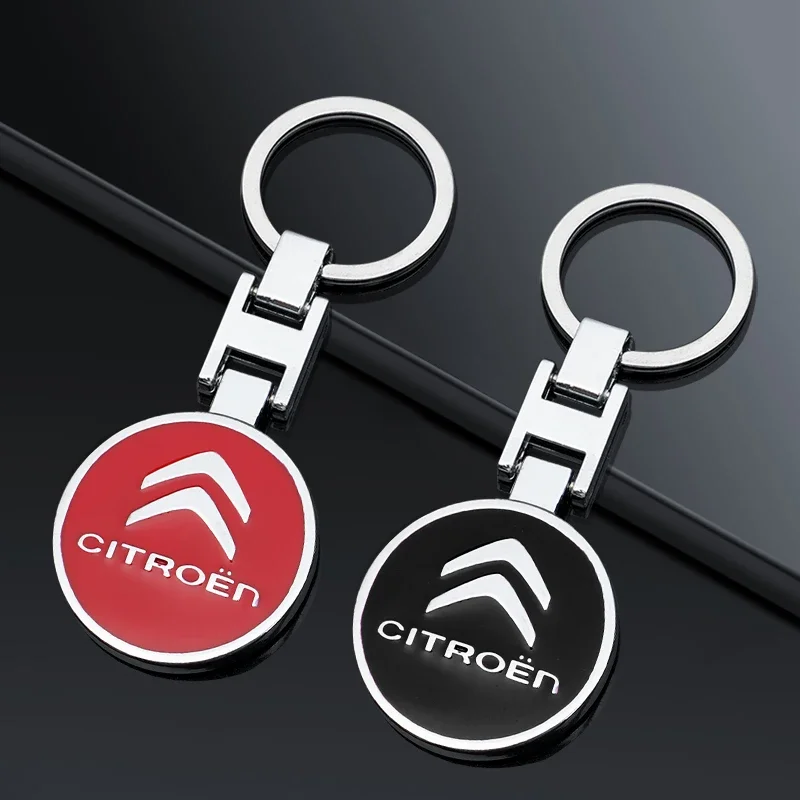 Car Stickers Zinc Alloy Key Ring Keychain Car Logo Accessories For Citroen C1 DS3 C2 C3 Vts C4 Saxo C4L C5 C6 C8 Xsara C3-XR Pic - view 6