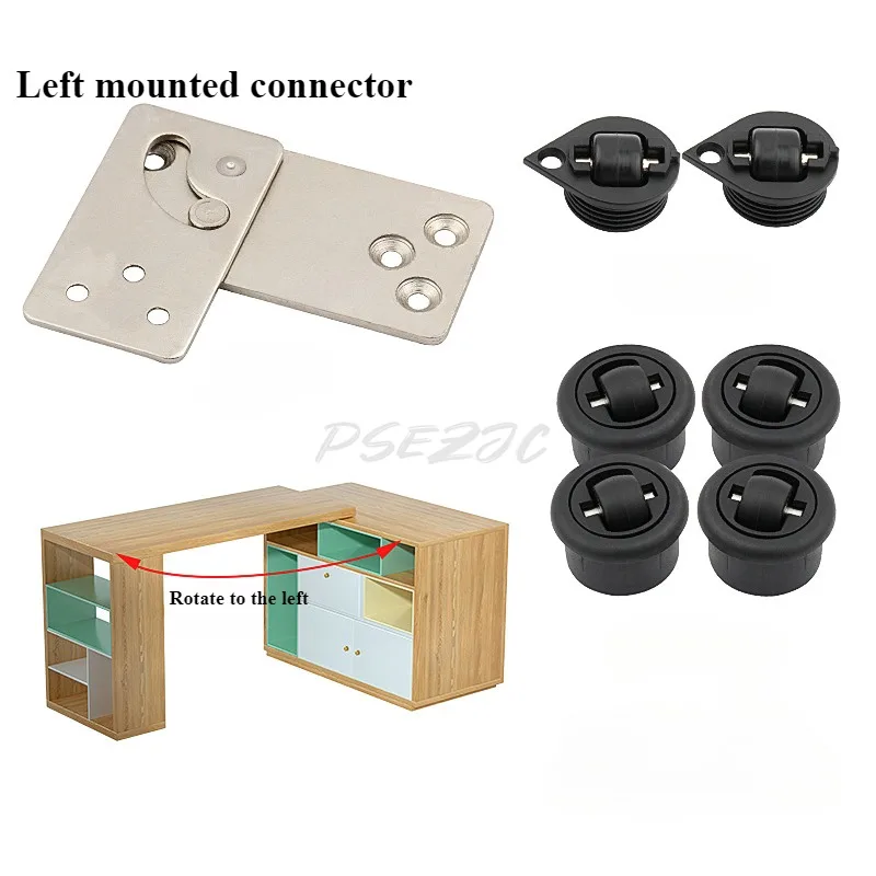 متعددة الوظائف منضدية 90 درجة موصل طاولة قابلة للطي المحمول الأجهزة مكتب للطي والدورية الملحقات