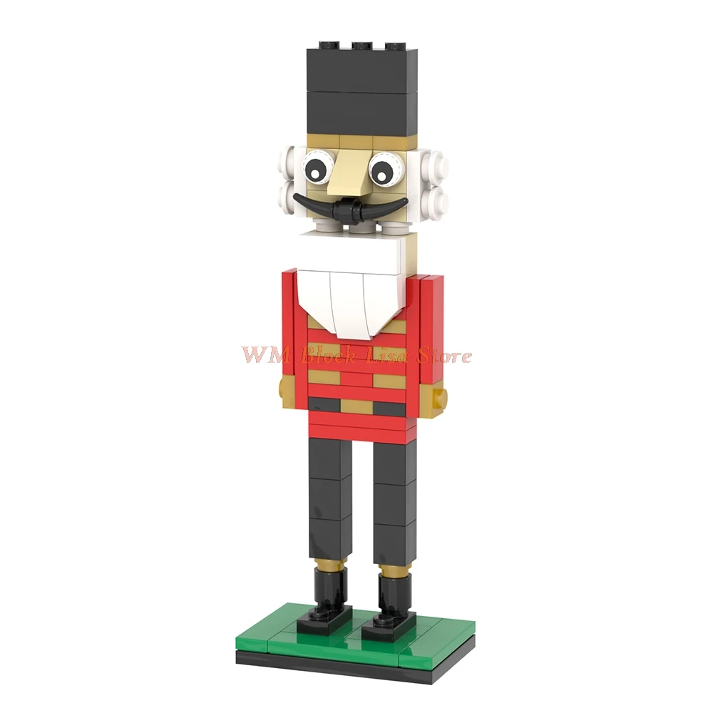 قوالب بناء شجرة عيد الميلاد للأطفال ، ألعاب الطوب ، سانتا كلوز ، إكليل الثلج ، الأيايل ، القطار ، الجرس ، حلبة التزلج ، متوافقة ، هدايا الأصدقاء #3