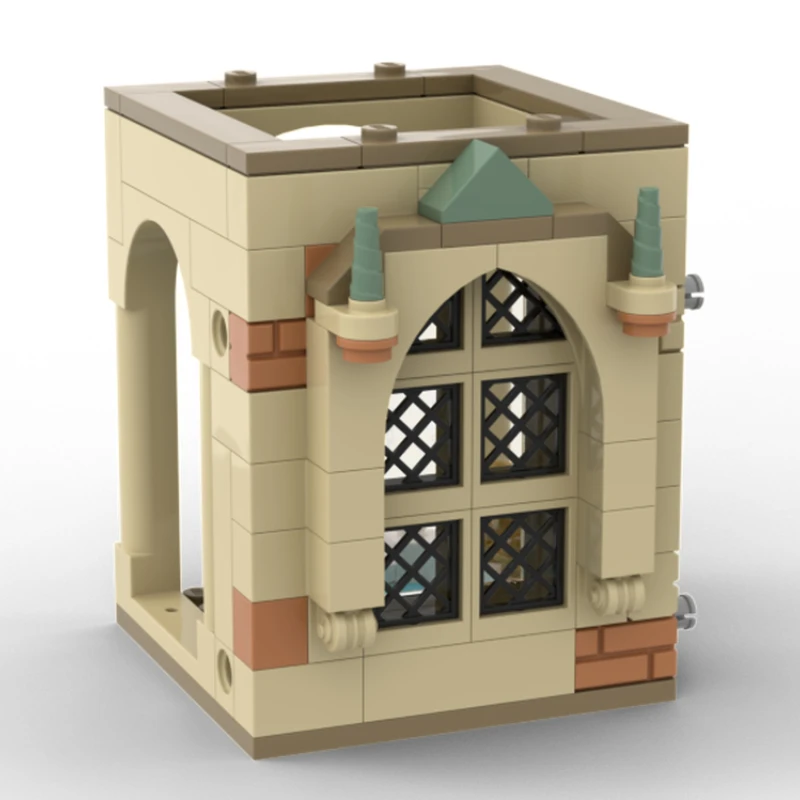 103pcs Classic Movie MOC HP Prefect's Bath Modulaire Bouwsteen Kasteel Model DIY Montage Baksteen Speelgoed Voor Kinderen MOC-118003