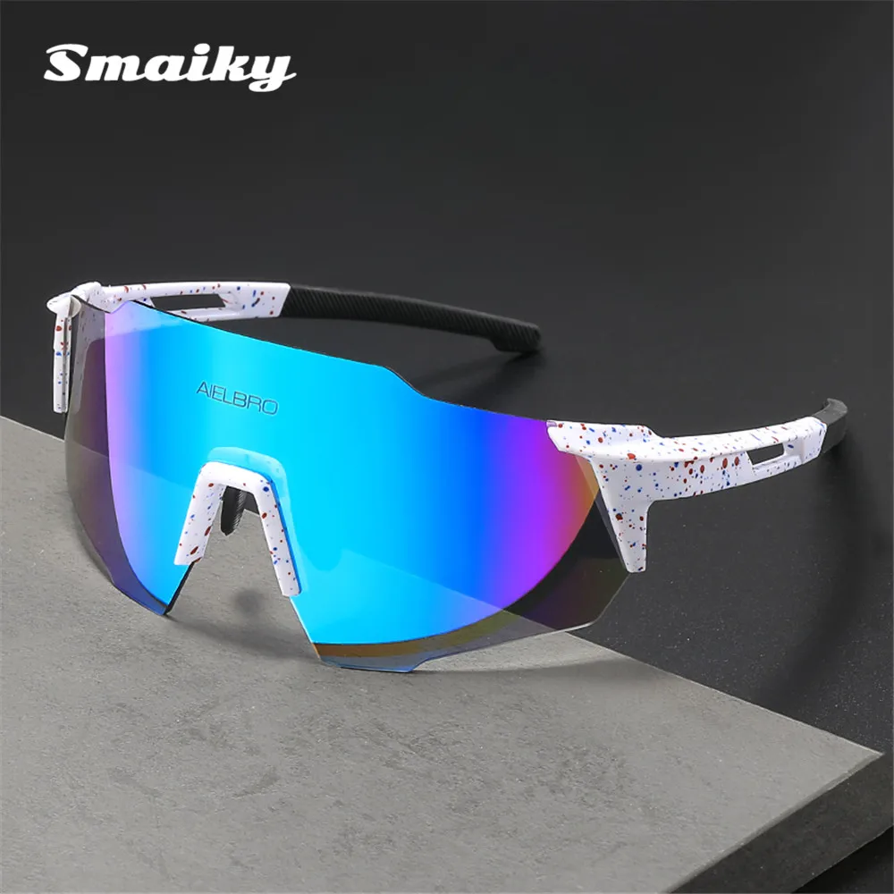 

SMAIKY Cycling Glasses Bike Sunglasses UV400 MTB Sports Eyewear Outdoor Bicycle Goggles Running Glasse Cycling Fishing Equipment