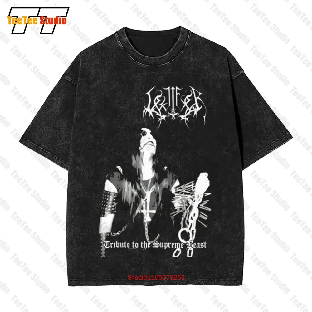 Levifer Tribute Beherit Blasphemy Sarcofago Metal Death Thrash Peru Short Sleeve Tee T-Shirt 487H