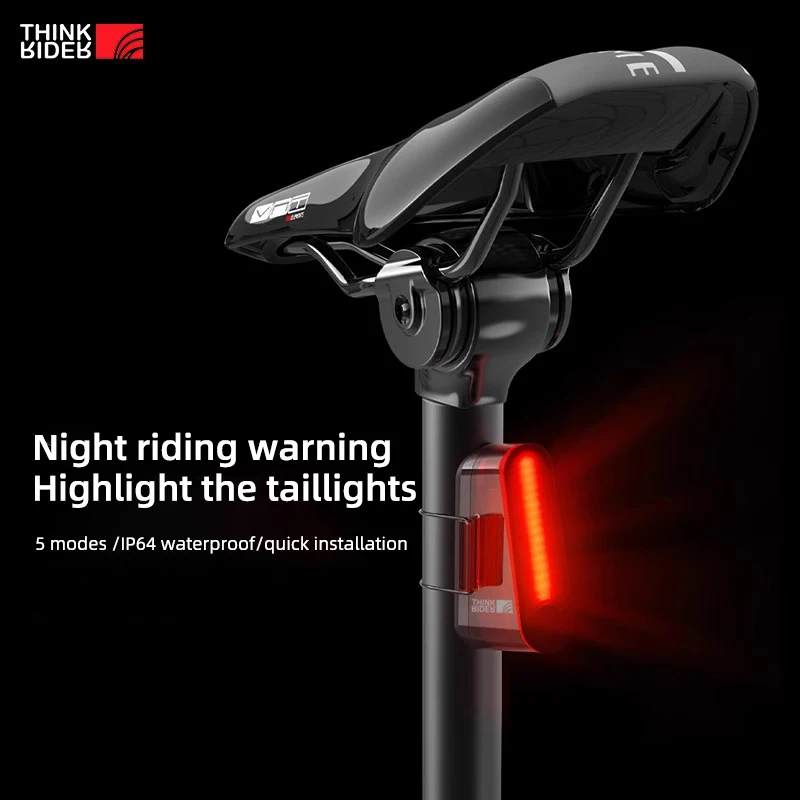 Bike taillight night riding road mountain bike lights charging riding accessories