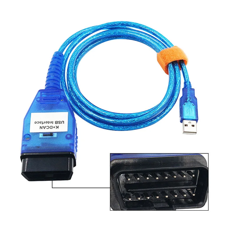 K DCAN K+DCAN USB Interface for BMW E60 E61 K+CAN FTDI Chip Car Diagnostic Cable for BMW E81 E87 Series Ediabas K D CAN Scanner