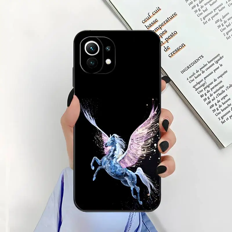 Handsome Pegasus Unicorn Phone Case Funda For Redmi Note 10 9 8 6 11e 10T 9S 8T 7A 8A 9A Pro Plus Design Back Cover