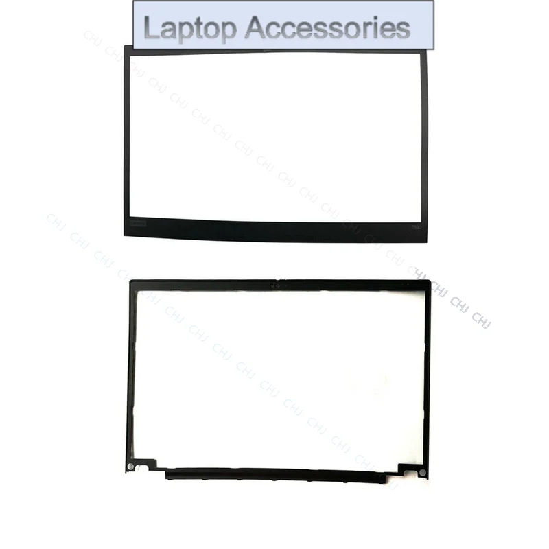 

F LCD F ront Bezel F rame + Stickers Sheet F or Lenovo ThinkPad T590 P53S 01YT318 01YT320