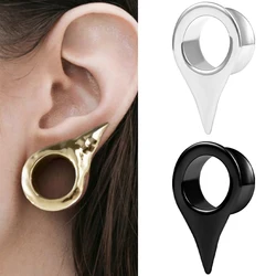 Vanku 2PCS 316 Stainless Steel Ear Gauges Tunnels Plugs Piercing Stretcher Studs Women Men Body Jewelry Expansion