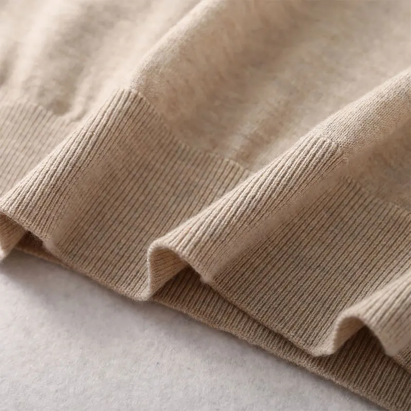 Women\'s 63.9% Silk 10.2% Cashmere Mockneck everyday Long Sleeve Pullover Solid Color Sweater Top Shirt XL XXL LY038