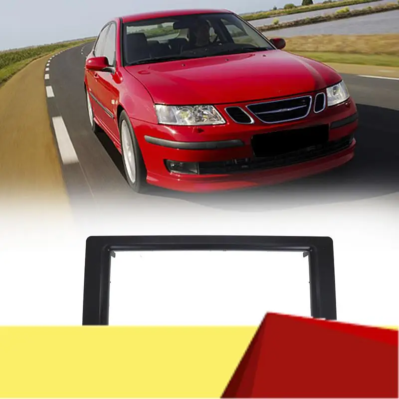 

Car Stereo Radio Fascia Dash Panel 2 Din Frame Trim Kit For SAAB 9-3 2007-2011-M53K