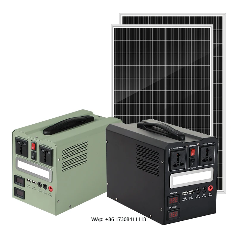 

Latest technology New solar generator Metal all-in-one machine Solar 500w 1000w solar system