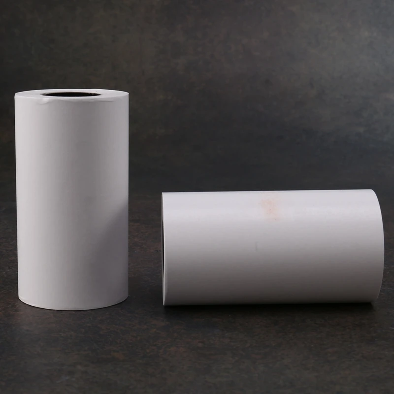 Printable Sticker Paper Blue On White Direct Thermal Paper Self-Adhesive 57 X 30Mm For PAPERANG Peripage Printer 12 Pack