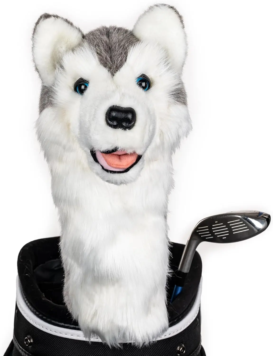 Husky Driver Headcover | Premium Golf Club Covers with Sun-Resistant Fur for Men and Women