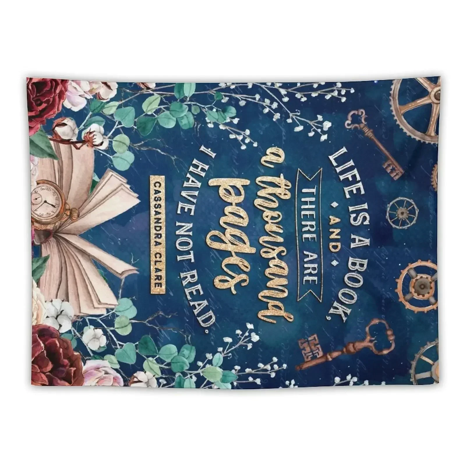 

Life is a book Tapestry Things To Decorate The Room Room Decor Tapestry