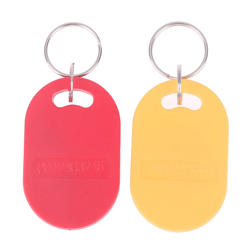 

Dual Chip Frequency RFID 125KHZ T5577 13.56MHZ Changeable Writable IC+ID Rewritable Composite Key Tags Keyfob