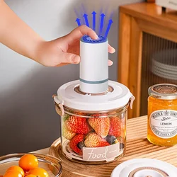 Contenitore per alimenti contenitore sottovuoto Dispenser per alimenti di grande capacità per cucina organizzatore per alimenti sigillato trasparente mantieni il pranzo fresco