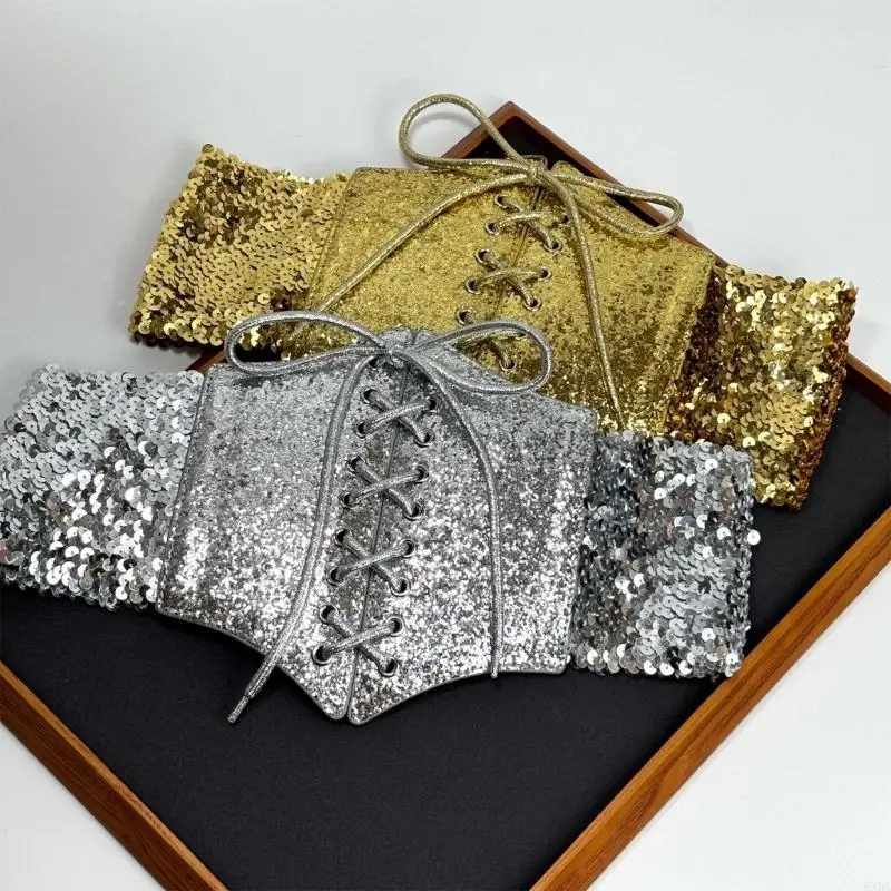 Belietto alla cintura alla cintura alla costume in corsetto sotto scintillante gioielli per corpo in per
