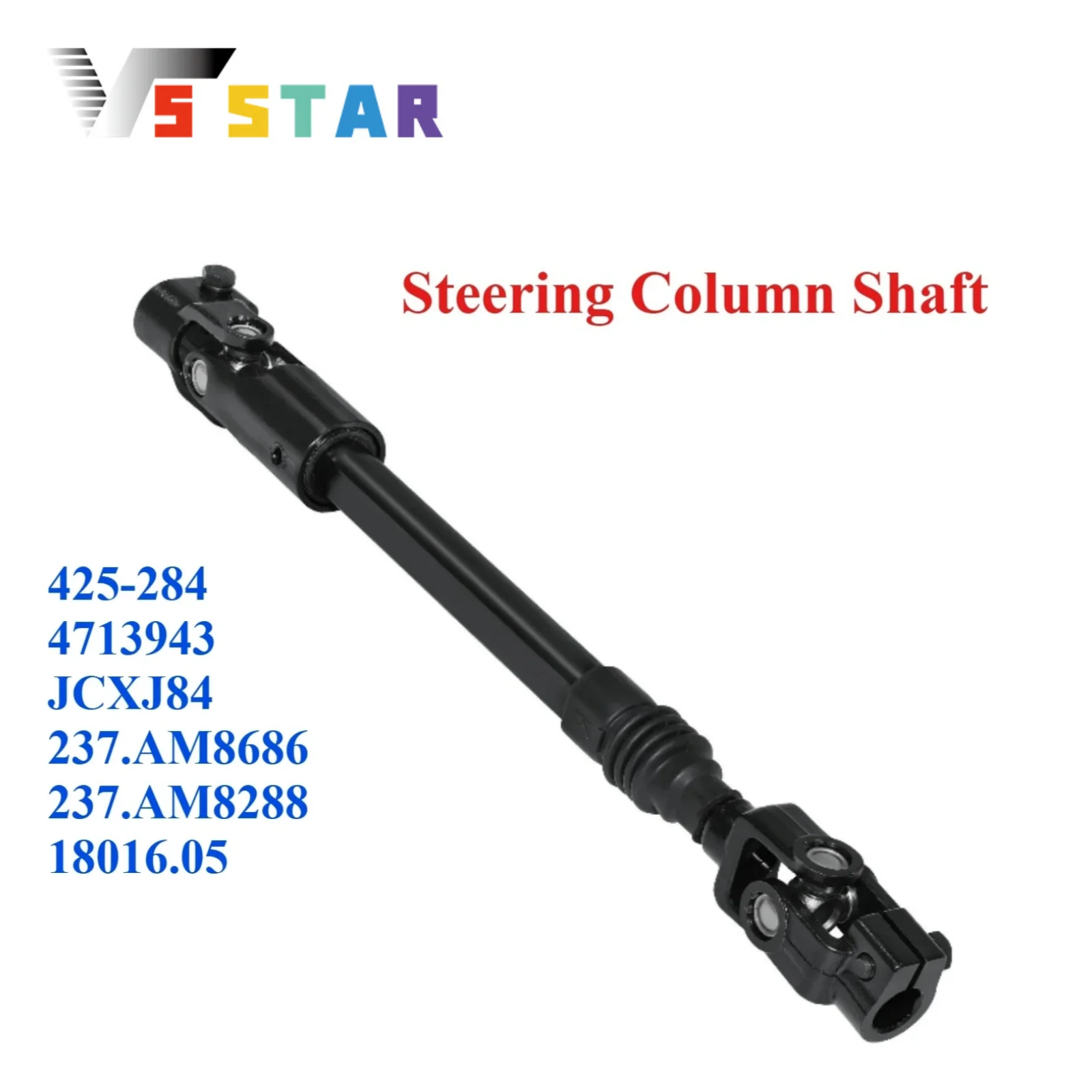 

JCXJ84 4713943 237.AM8686 425-284 High Quality Steering Column Shaft Black For 1986-1992 Jeep Comanche MJ PRC-1044
