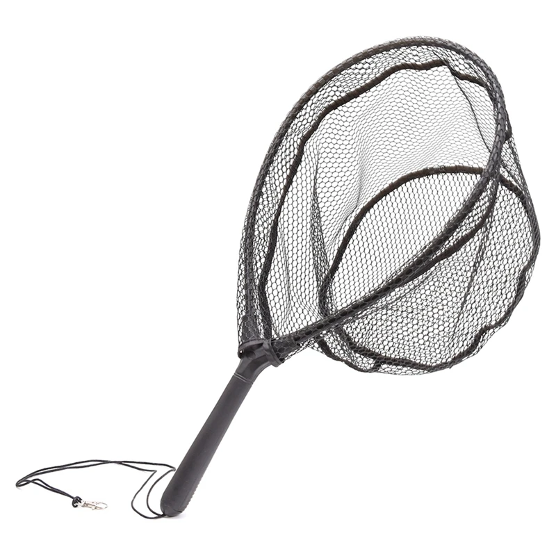 New 63Cm Single Section Net Section Fishing Net Aluminum Alloy Rod Net With Anti-Lost Rope