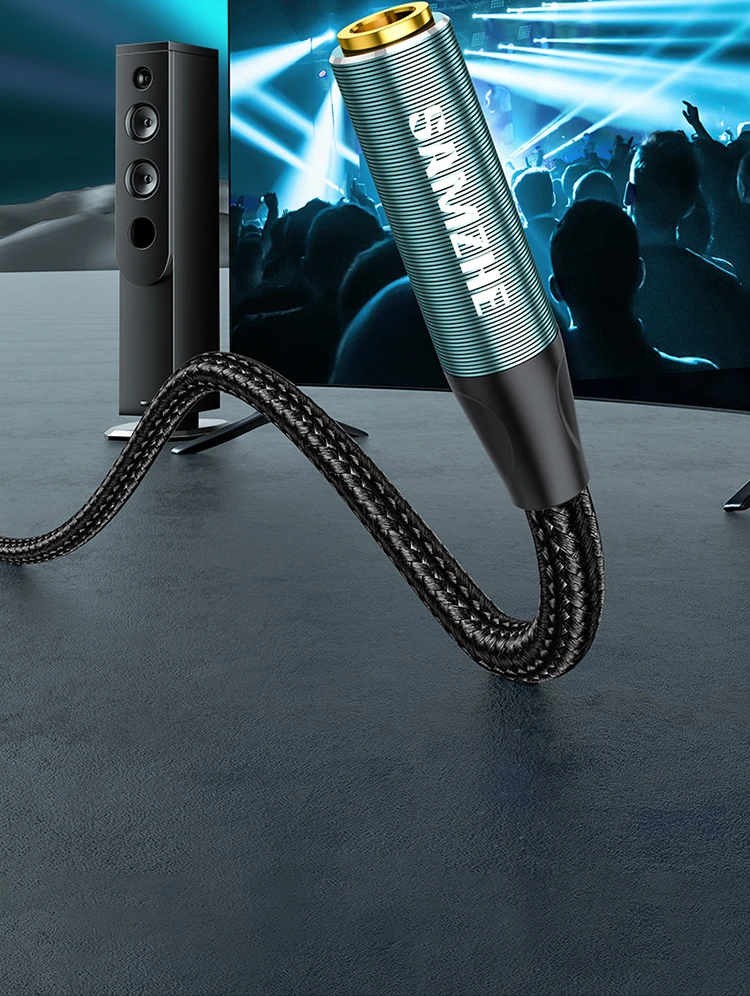 Samzhe Buchse 3,5mm Audio-Verlängerung kabel für Huawei P20 Lite Stereo 3,5mm Buchse Aux-Kabel für Kopfhörer Xiaomi Redmi 5 plus PC – Detail 2