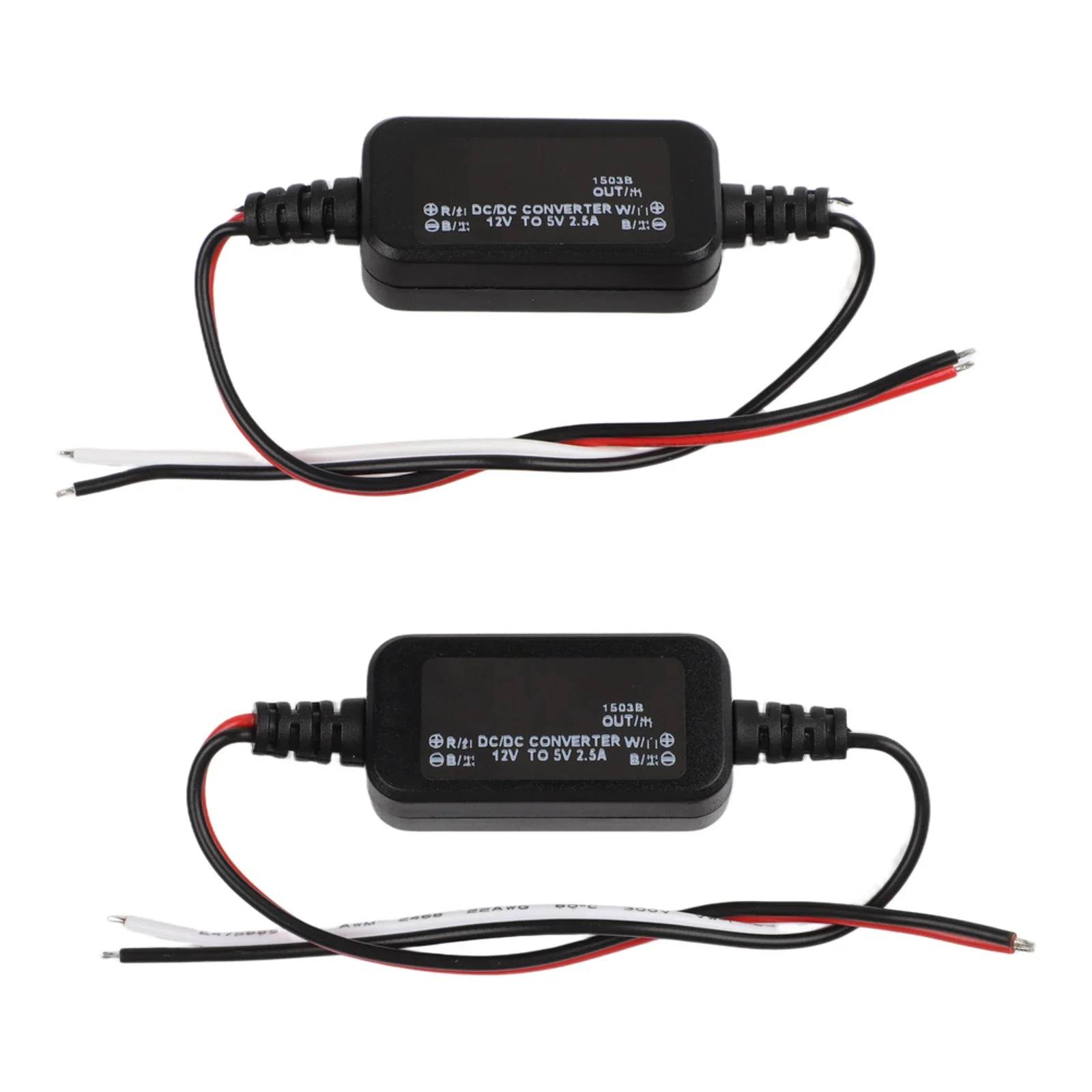 

DC Voltage Reducer Converter Set Of 2 Converts 12V Input To 5V Output With 2 5A Capacity For Various Applications