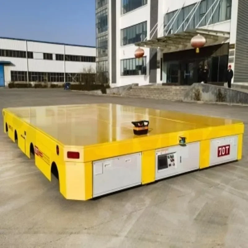 【Popular】 Warehouse Logistics Delivery  Agv Cargo Automated Vehicle Logistics Remote Control Transport Flat Trackless Cart