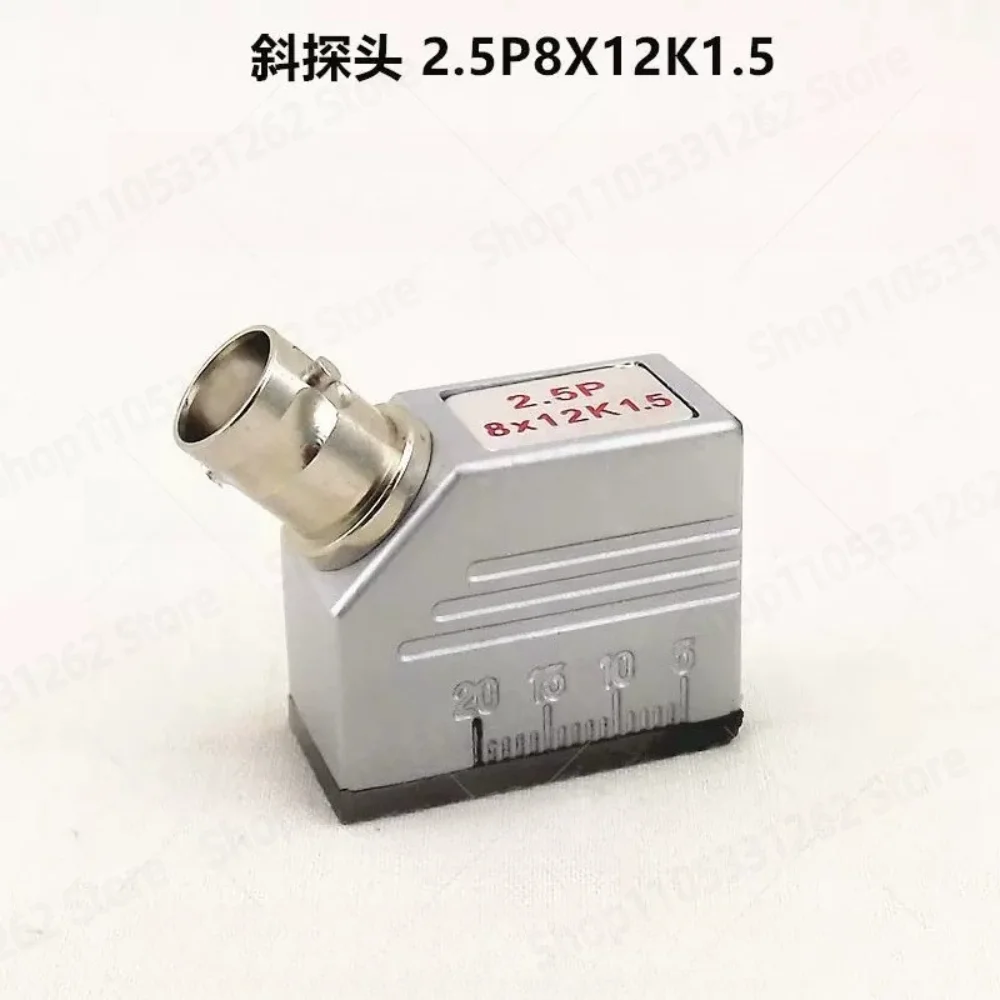 Ultrasonic oblique probe 5P8X12K1.5 steel structure steel plate steel pipe weld flaw detector transducer