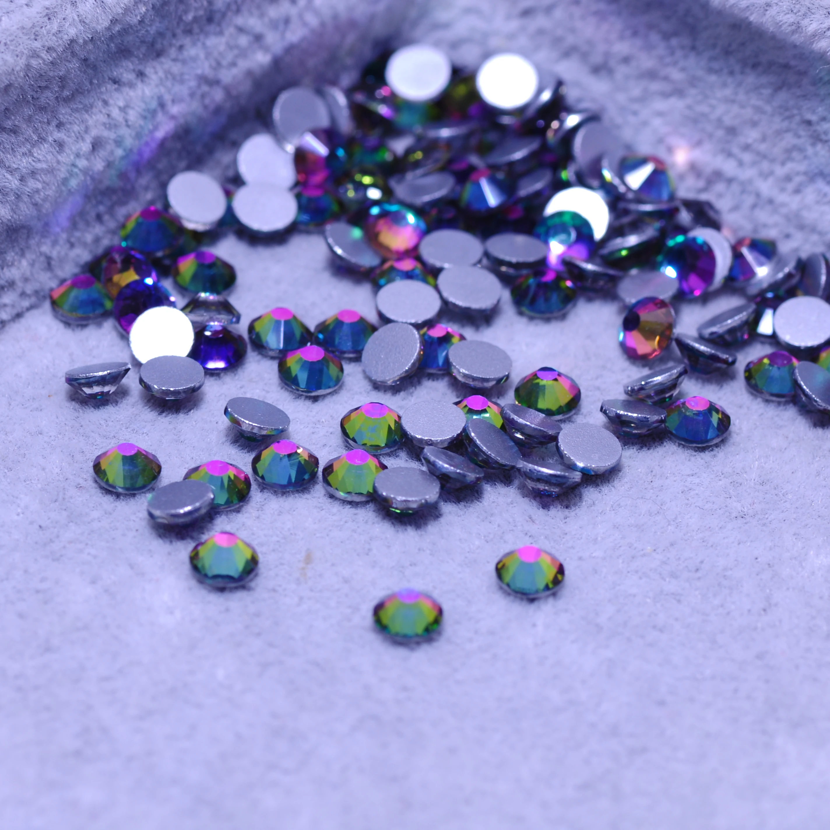 

PUBRILEX зеленый вулкан без горячей фиксации горный хрусталь всех размеров стеклянные хрустальные камни для DIY одежды одежда поделки для дизайна ногтей