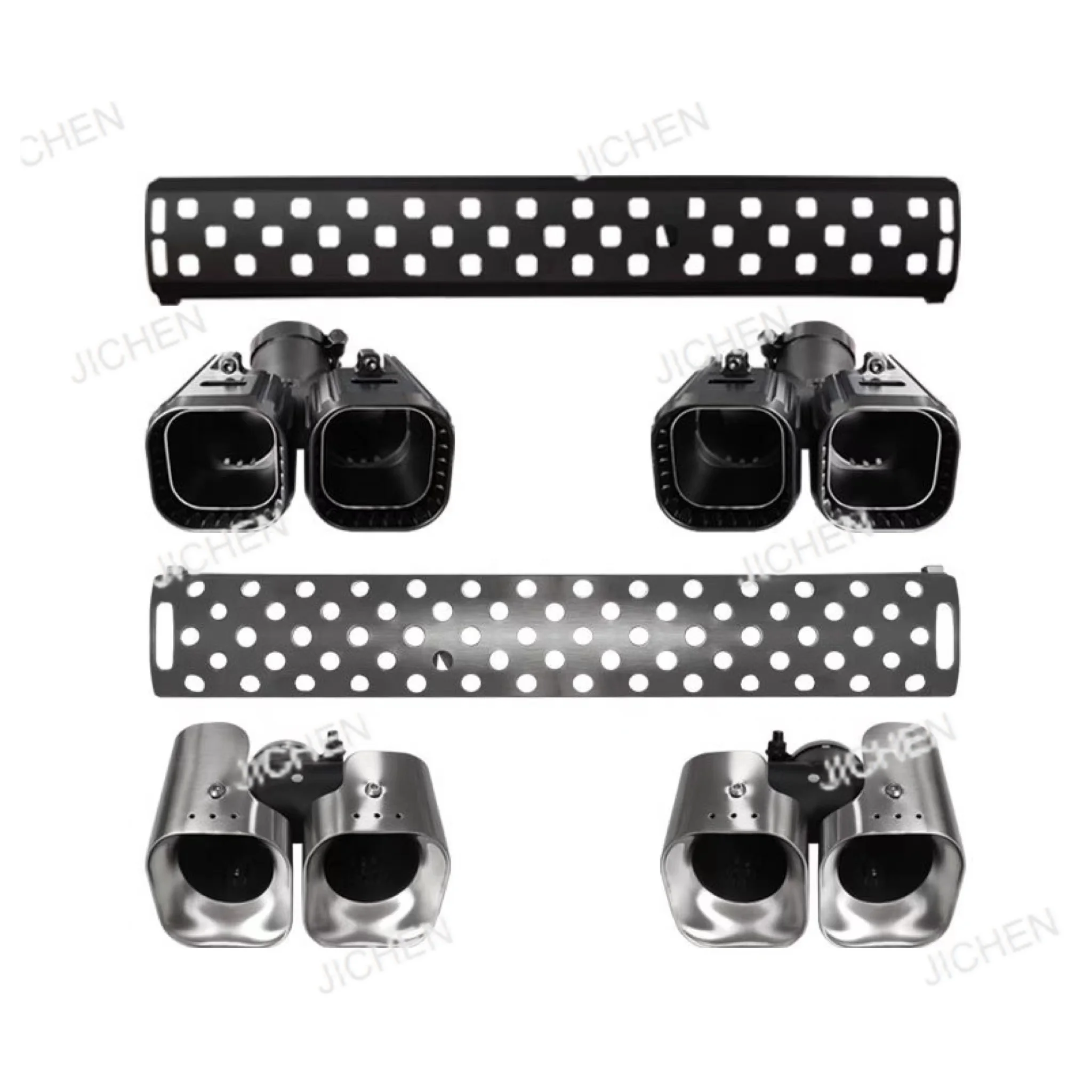 

For Land Rover Defender 90 110 2020-2022 Rear Bumper Exhaust Shield Rear Bumper Exhaust Shield