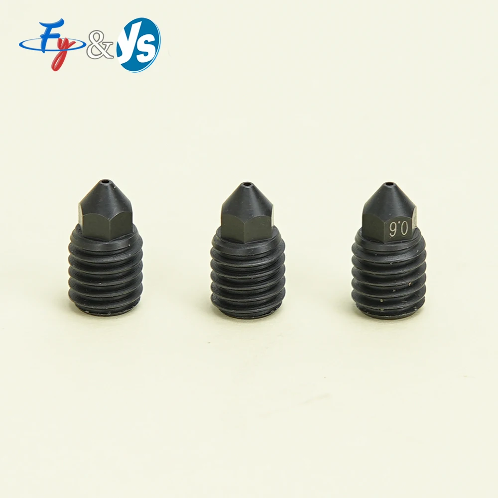 Upgraded High Flow Nozzle High Quality 1.75mm Filament 500℃ Hardened Steel Nozzle 3D Printer Accessories Detachable