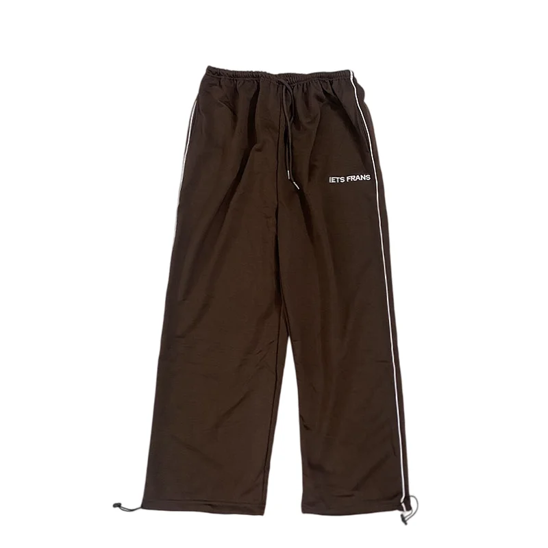 Autumn New Letter Printed Sports Casual Pants for Women Loose Fit with Adjustable Cuffs and a Hanging Feel for Women