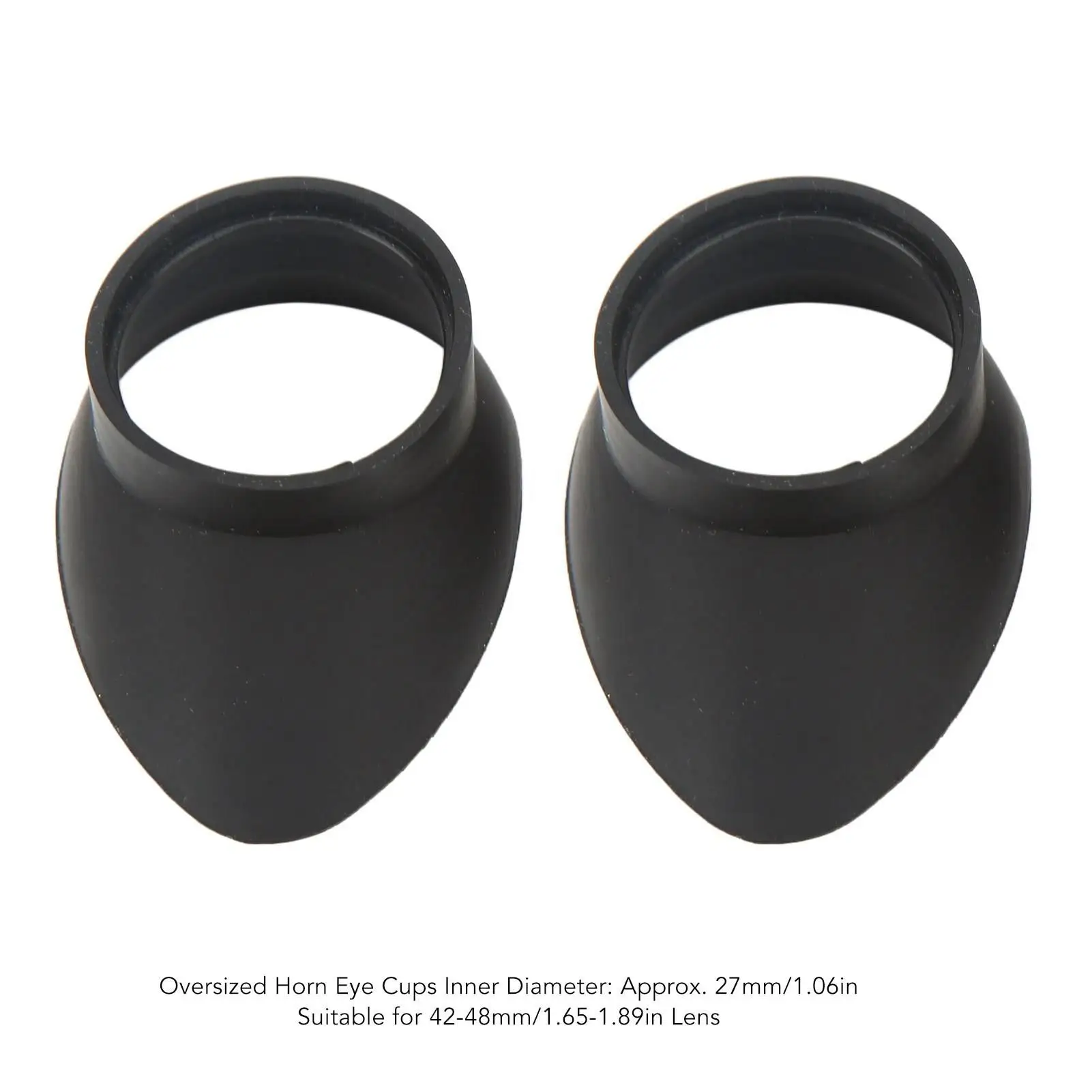2pcs Foldable 27mm Eye Cups for microscope Ocular & Telescope Eyepiece Covers