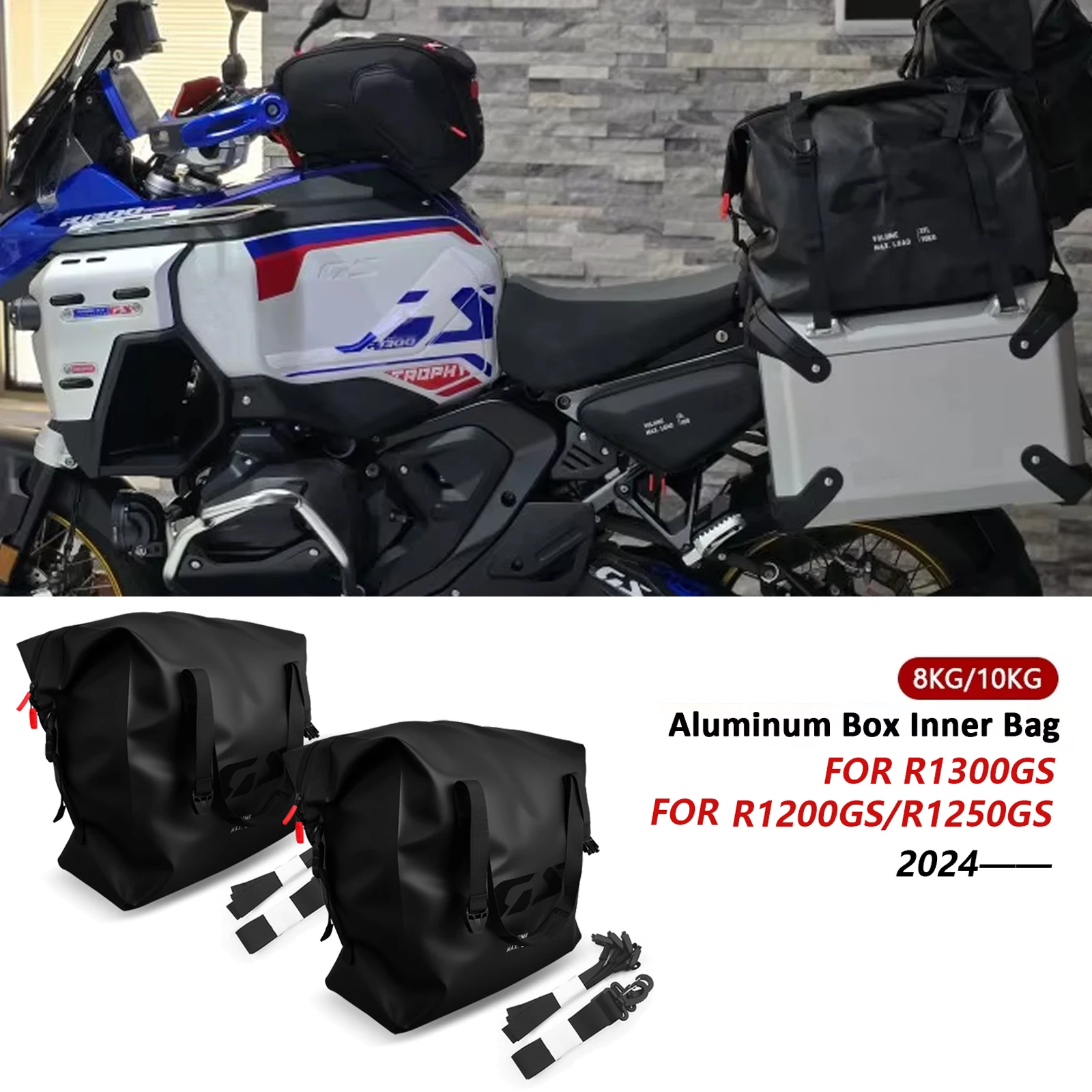 

For Motorcycle Rear Luggage Bag Tailbag Aluminium Trunk Liner Bag Toolbox Inner Pack R1300GS Adventure R1200GS ADV R1250GS ADV