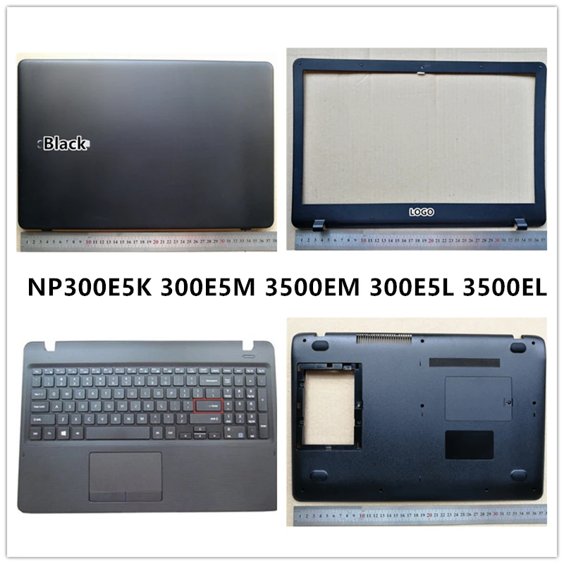 

New laptop For Samsung NP300E5K 300E5M 3500EM 300E5L LCD Back Cover Top Case/Front Bezel/Palmrest/Bottom Base Cover Case/Hinges