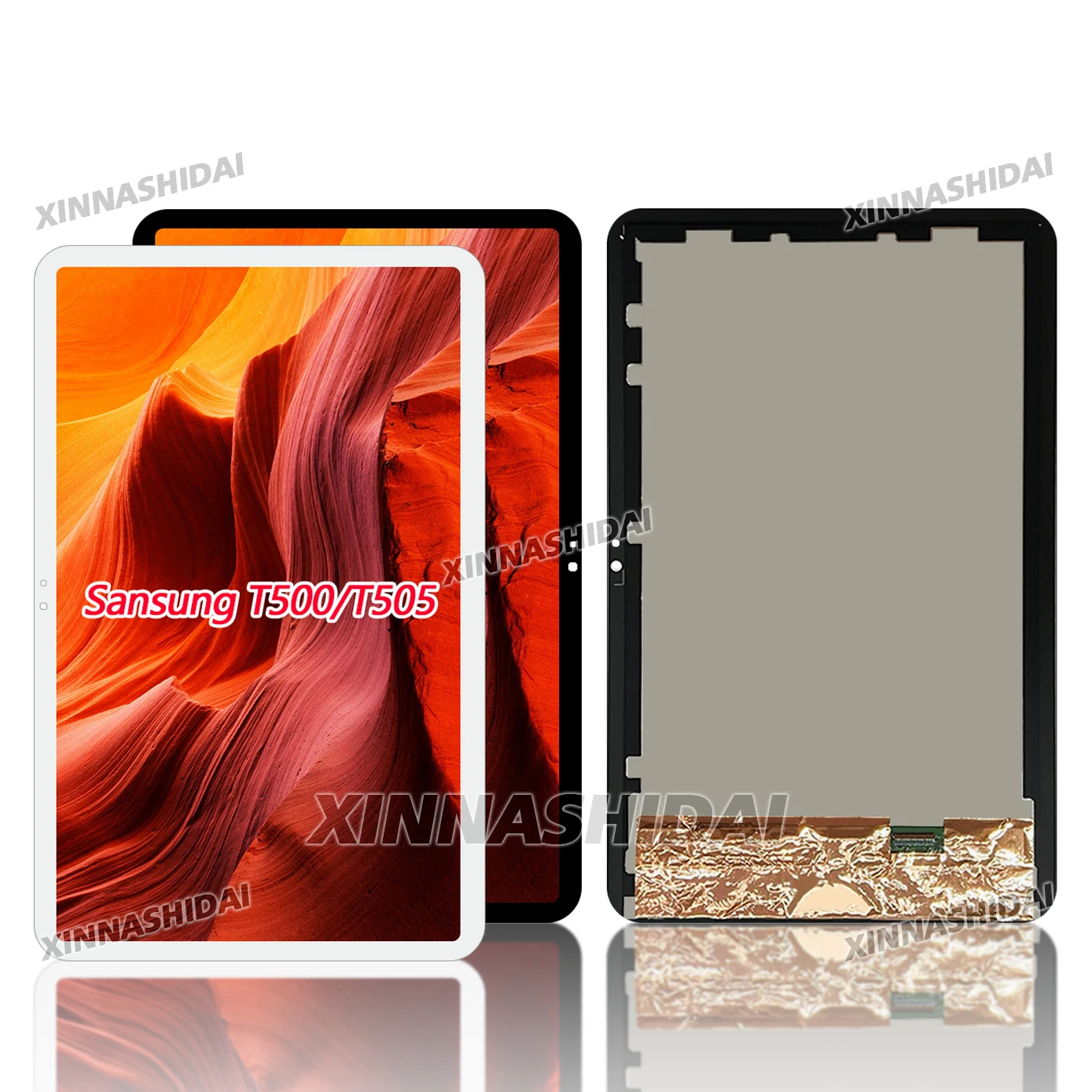 

Высококачественный экран, новый для Samsung Galaxy T500 T505, ЖК-дисплей, сенсорный датчик, сменный стеклянный экран, дигитайзер в сборе