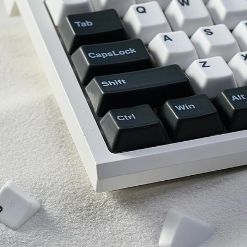 

Ceramic Keycap HiFi Smooth Transparent Key Caps Cherry Profile Keycaps for Mechanical Keyboard Magnetic Axis Custom Keycaps Gift