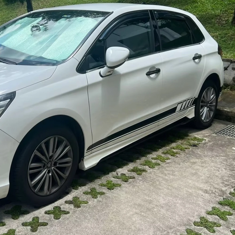 Adesivos laterais para carros, faixas de corrida para Audi, Ford, BMW, Toyota, Honda, Mercedes Benz, película de vinil para carroceria, acessórios para portas, decalques.