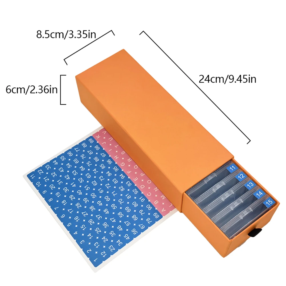 

15/30/45 Pack/Set Diamond Painting Accessories with Lids Diamond Painting Trays Diamond Art Storage Containers for Diamond Art