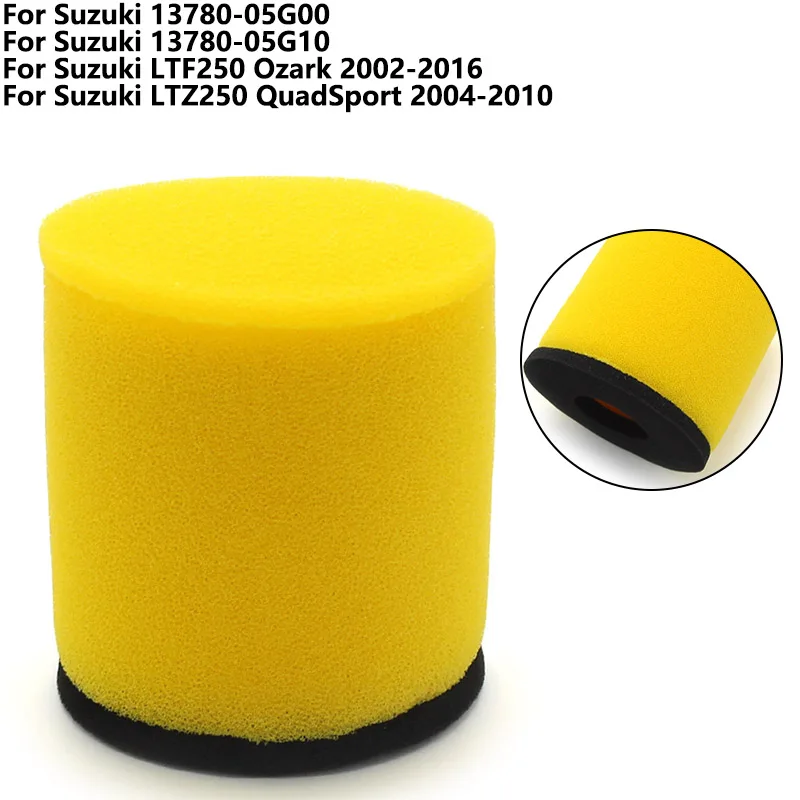 

Motorcycle Air Filter Accessories For Suzuki LTF250 Ozark LTF 250 2002-2016 LTZ250 LTZ 250 QuadSport 13780-05G00 13780-05G10
