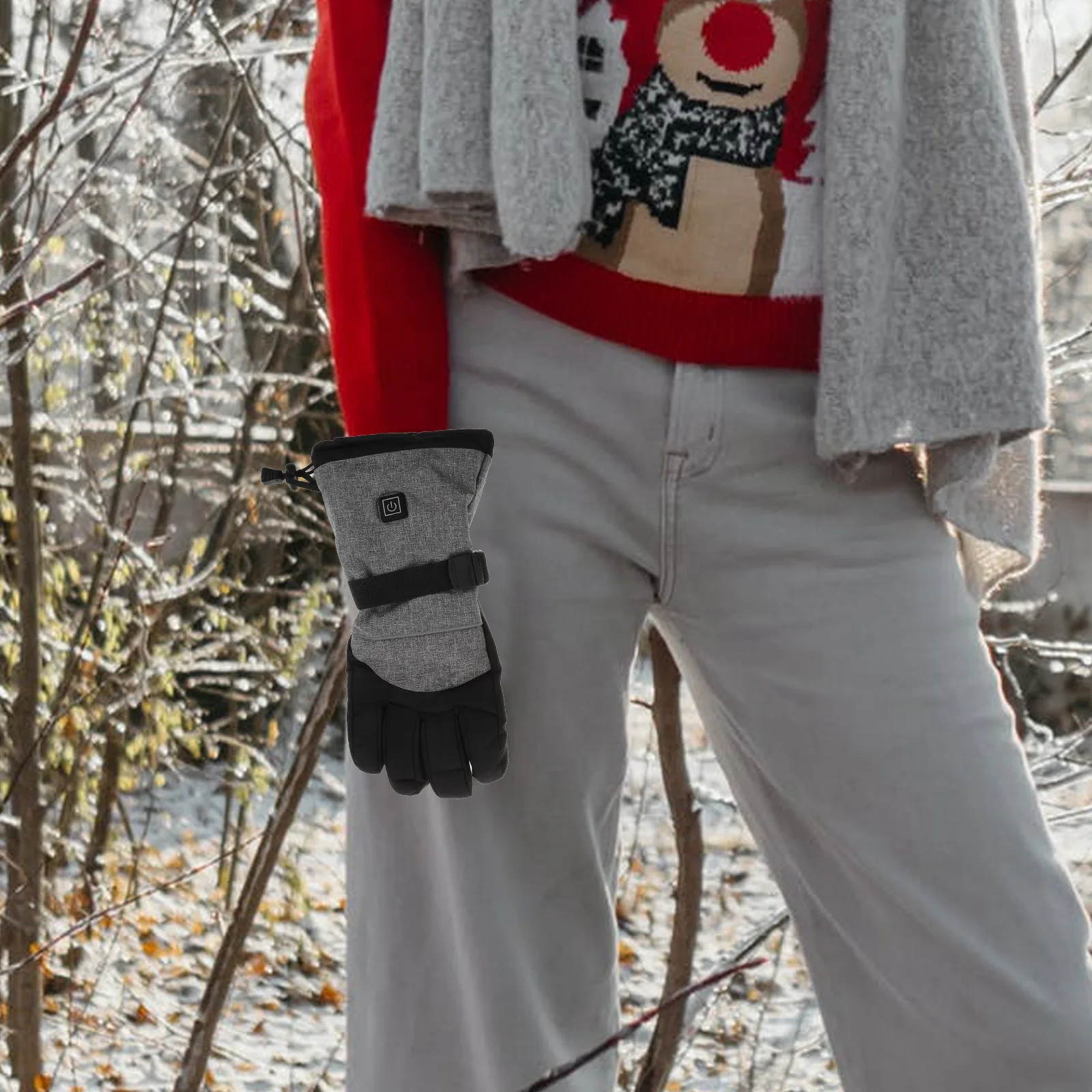 

Gloves for The Winter Heating Outdoor Skiing Intelligent Thermal Windproof Electric