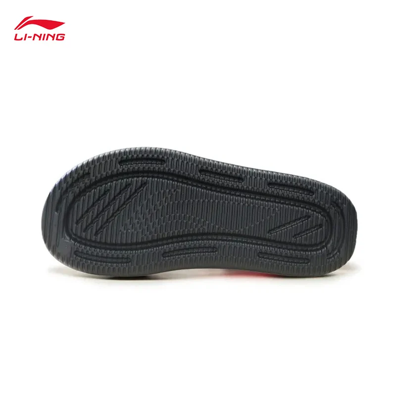 شباشب LI-NING SOFT CLAP للجنسين مريحة وخفيفة الوزن وبطانة مضادة للانزلاق صنادل ناعمة AGAV017