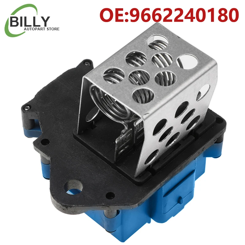 Car 9662240180 Radiator Fan Cooling Resistor Heater Motor Blower Resistor for Peugeot 307 308 Partner 3008 5008 1308CP/1308.CX