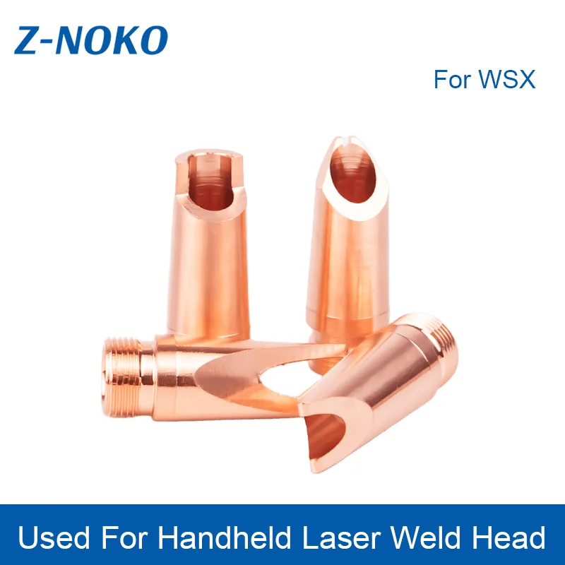 ZNOKO Laser Hand-held Laser Welding Nozzle M11 Mount Thread with Wire Feed for 1064nm Handheld Welding Torch Welding Accessories
