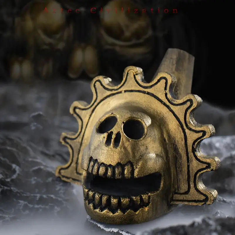 Aztec Ghost Whistle Loud Aztec Screaming Whistle Unique Screaming Aztec Death Whistle Skull Authentic Aztec Whistle With Unique