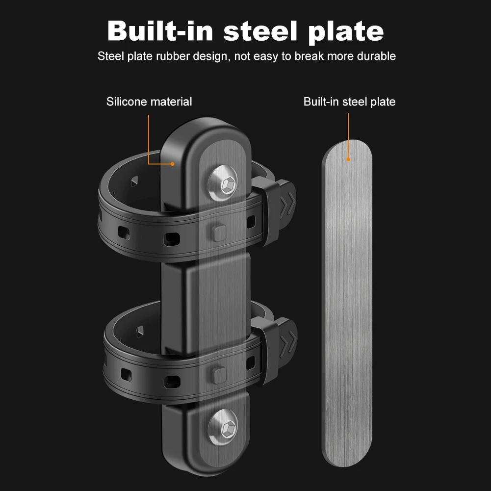 دراجة غلاية ماء جبل سيليكون دراجة زجاجة ماء قفص جبل قوس الدراجات زجاجة ماء دعم جبل دراجة الملحقات
