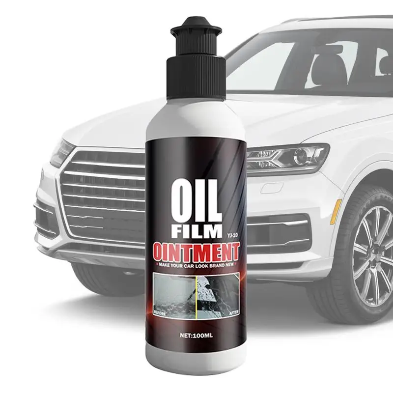 Glass Oil Film Remover Powerful Car Window Cleaner Car Windshield Oil Film Remover Gentle Automotive Glass Cleaner For All