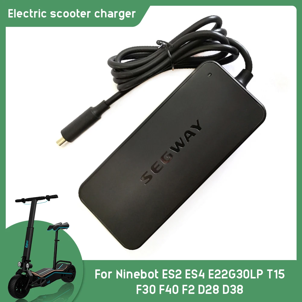 Original Segway 42V 1.7A Charger For Ninebot ES2 ES4 E22 G30LP T15 F30 F40 F2 D28 D38 For Xiaomi M365/Pro Electric Scooter Parts - Image 2