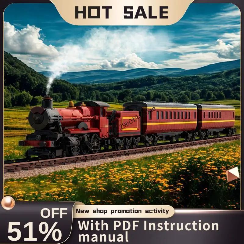 

New 1707Pcs Hot Famous Magic Movie Moc Express Upgrade Train Model Building Blocks Diy Creative Ideas Kids Toys Birthday Gifts