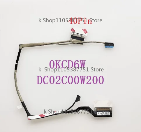 New Laptop 240HZ 360HZ Display Cable For Dell Alienware M15 R6 R7 0KCD6W DC02C00W200